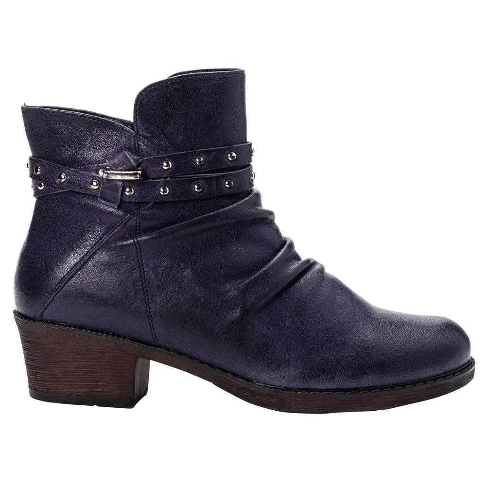 Propet Roxie Studded Round Toe Zippered Booties 1