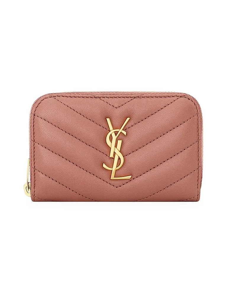 Yves Saint Laurent Cassandre Change Purse in Lambskin 1