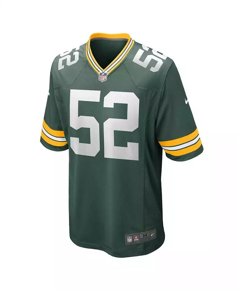 NIKE Men's Rashan Gary Green Green Bay Packers Game Jersey 4
