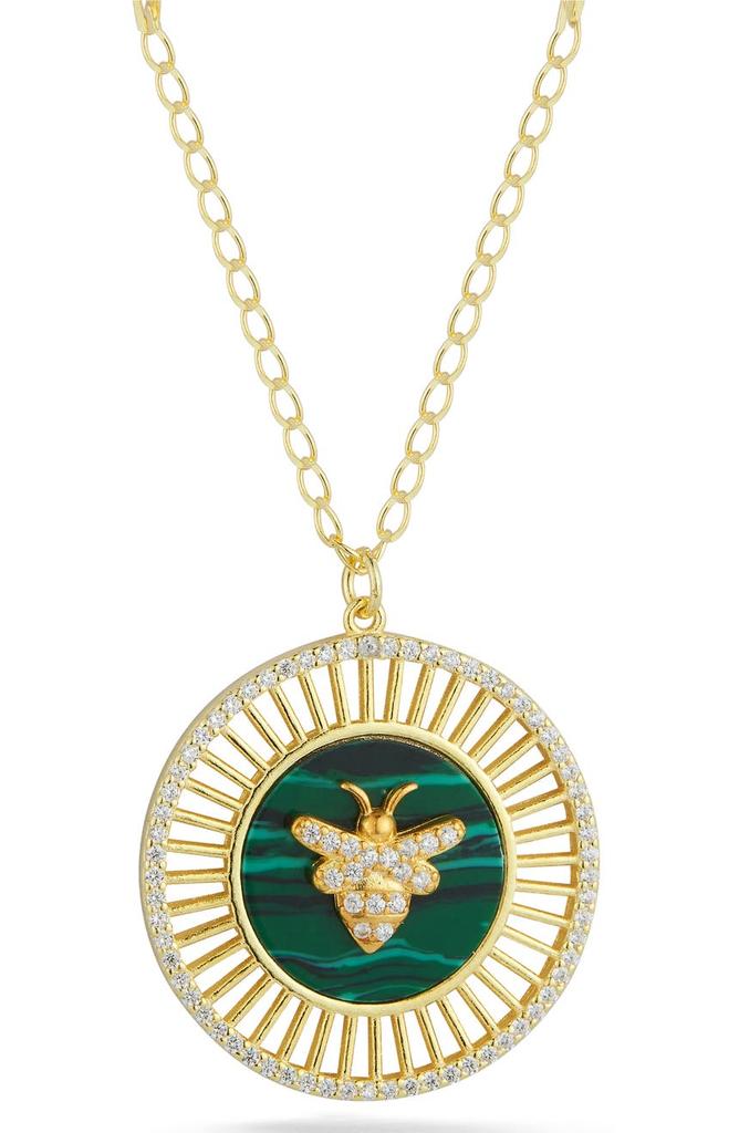 Sphera Milano Bee Medallion Necklace