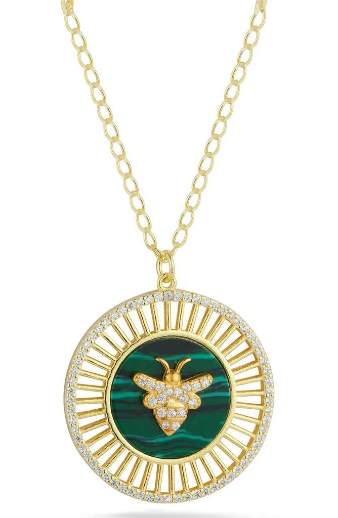 Sphera Milano Bee Medallion Necklace 1