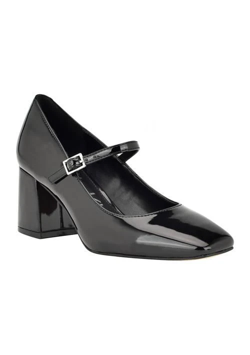 Calvin Klein Klein Jatlee Square Toe Block Heel Dress Pumps 1