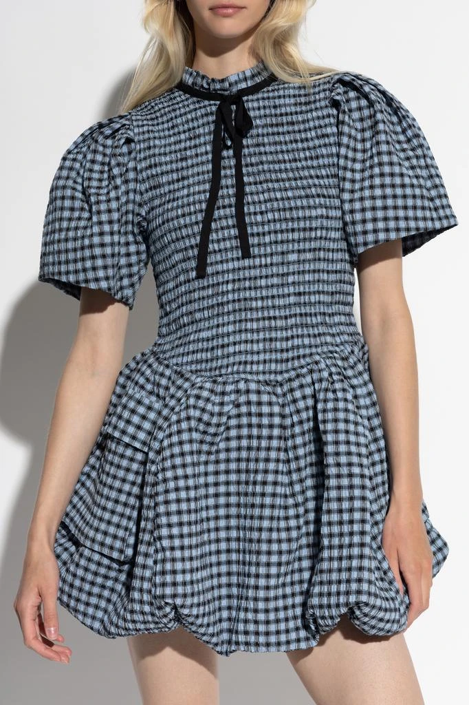Ganni Dress with a plaid pattern 3