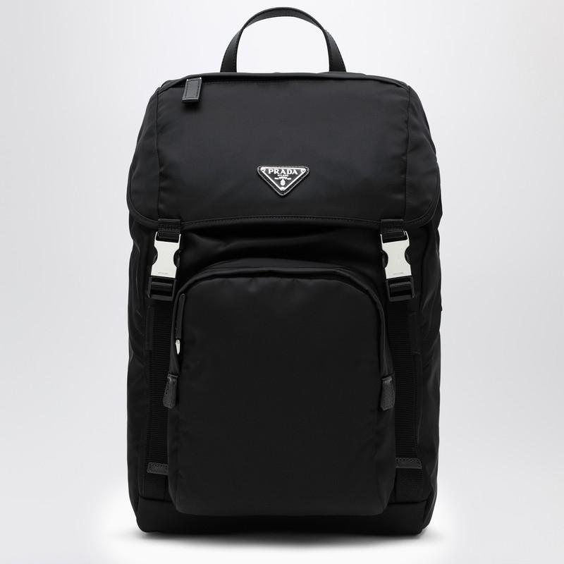 バッグ PRADA Plate Logo Back Pack PRADA triangle logo triangle logo plate backpack bag Nylon