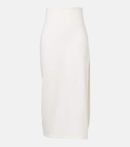 Leset Rio jersey midi skirt