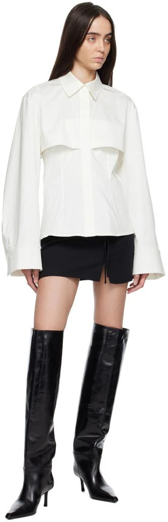 Yuzefi Black Laced Miniskirt 4