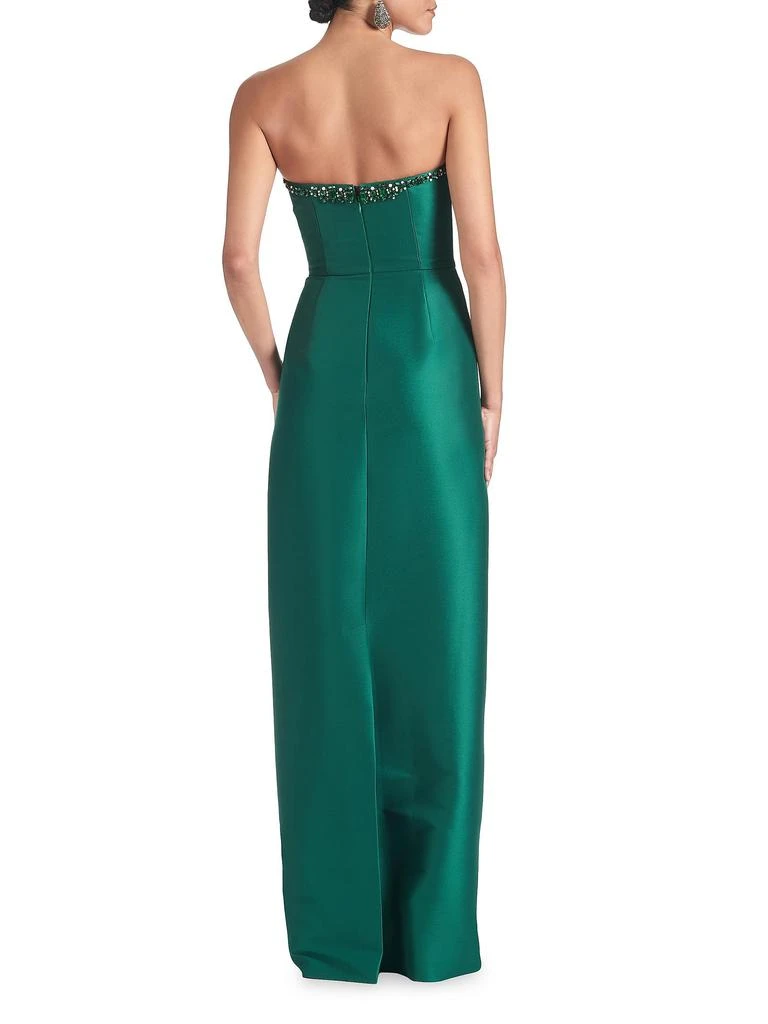 Sachin 
Babi Preston Satin Column Gown 2