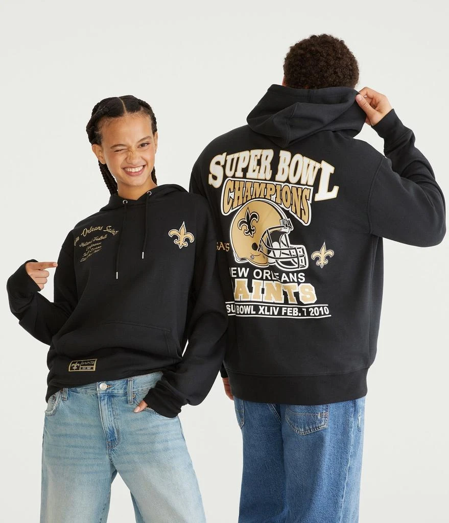 Aeropostale New Orleans Saints Super Bowl Pullover Hoodie 1