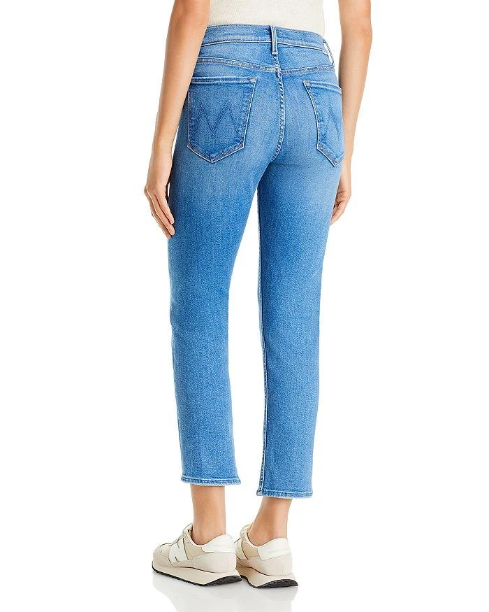 MOTHER The Tomcat High Rise Cropped Straight Leg Jeans in Layover 3