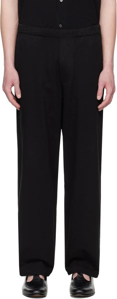 Black Belted Jersey Lounge Pants – On Sale Now with Up to 50% Off
