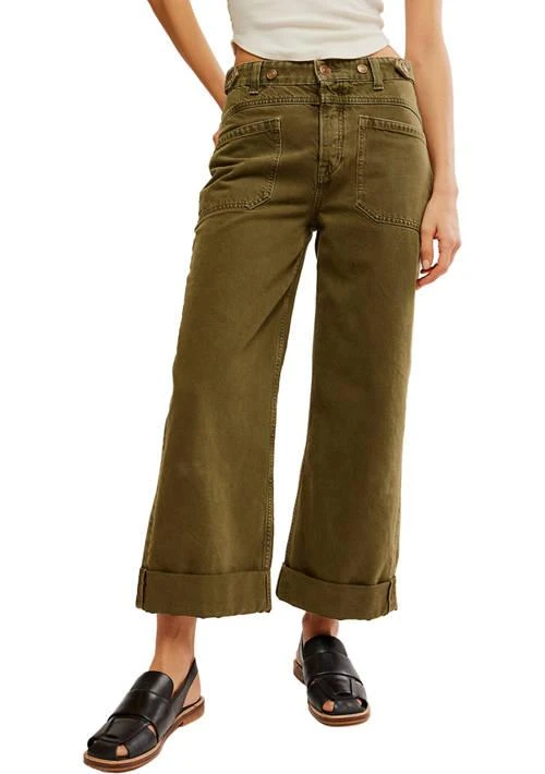 Free People People We The Free Palmer Cuffed Jeans 1