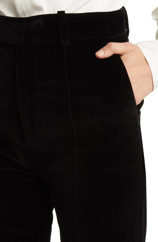 FRAME The Slim Stacked Velvet Trousers 4