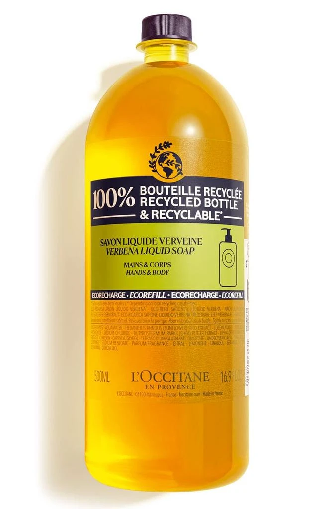 L'Occitane Shea Verbena Hand & Body Liquid Soap Refill 1