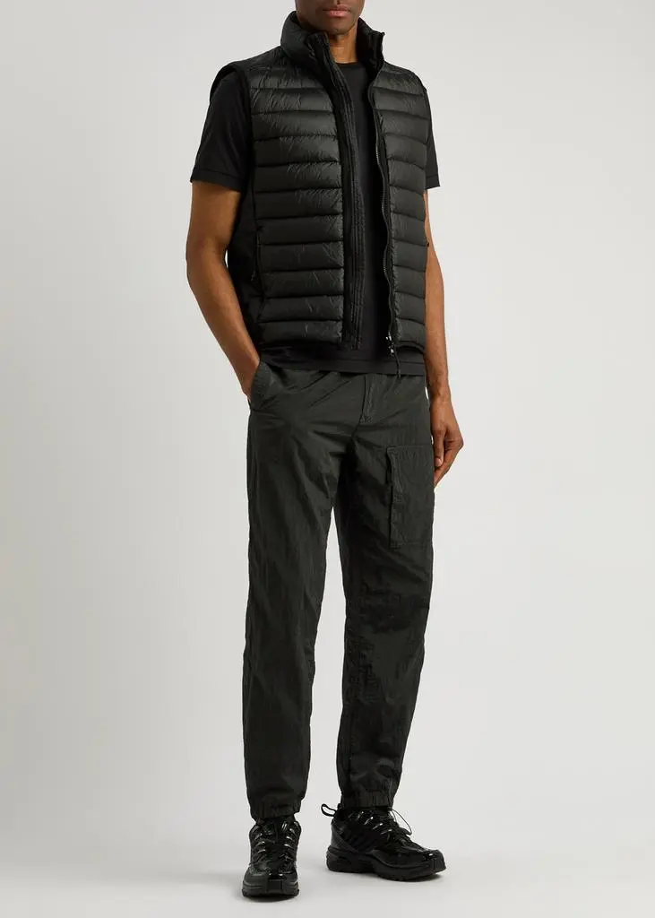 Stone Island Loom Woven Chambers quilted gilet 4