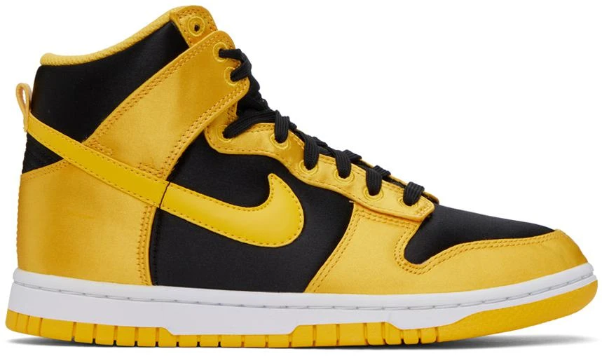 Nike Yellow & Black Dunk High Sneakers 1