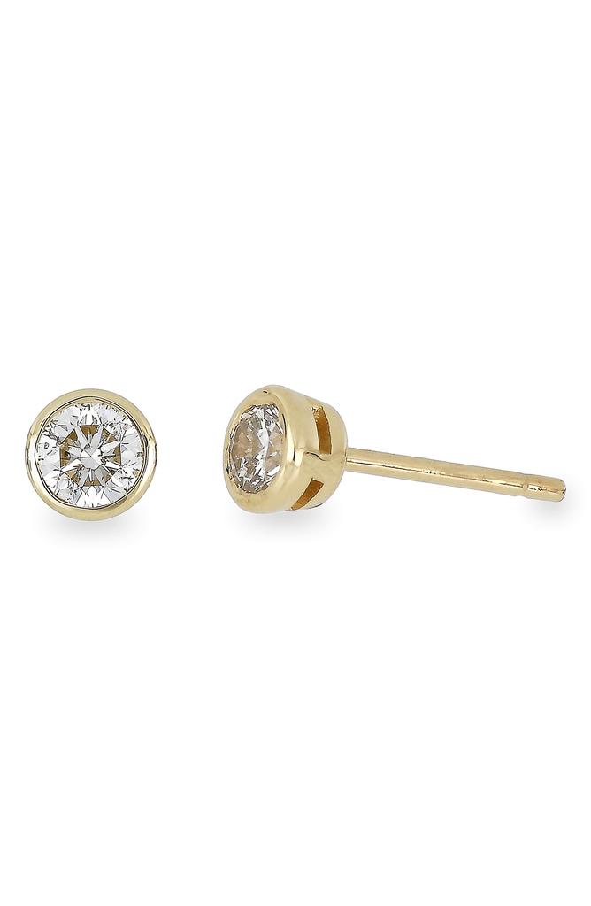 Bony Levy Bezel Diamond Stud Earrings - 0.25 ctw