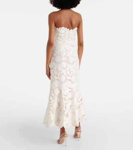 SIMKHAI Valetta embroidered midi dress 3