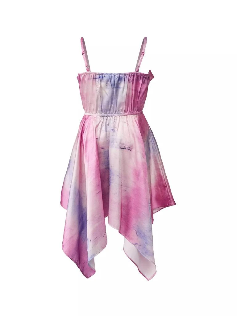 Bardot Girl's Addy Tie-Dye Print Handkerchief Dress 2