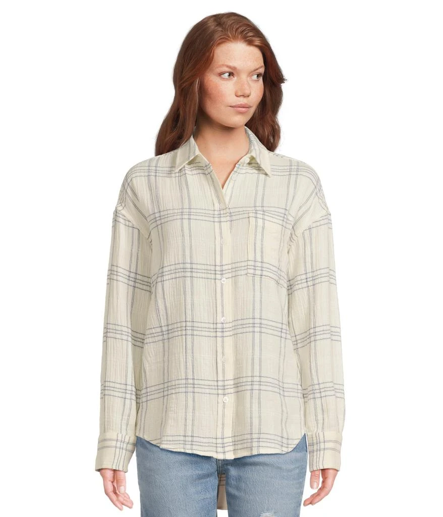 Faherty Dune Cotton Gauze Relaxed Shirt 1