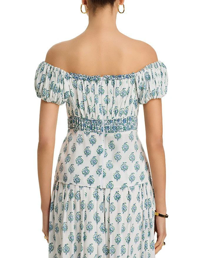 AREA Block Print Off The Shoulder Top 3