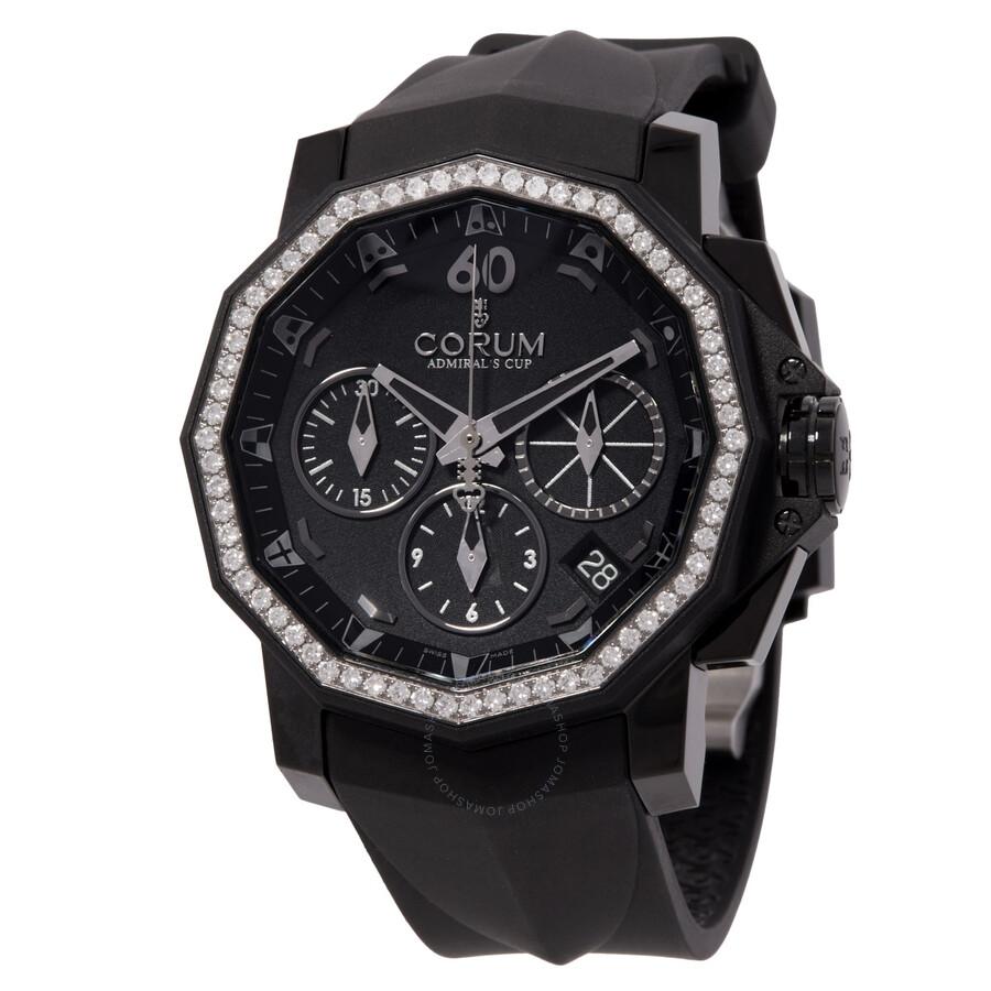 Corum Admiral's Cup Chronograph Automatic Diamond Men's Watch 984.970.97/F371 AN32
