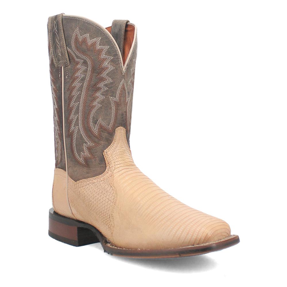 Dan Post Boots Barrett Lizard Square Toe Cowboy Boots