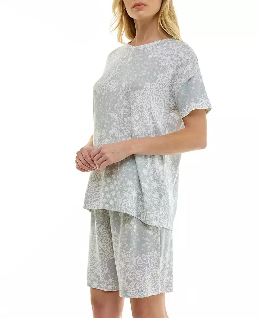 Roudelain Women
s Short-Sleeve Drop Shoulders Top 
Shorts, 2-Piece Set 7