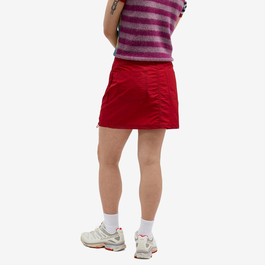Brain Dead Brain Dead Triple Needle Bungee Zip Mini Skirt