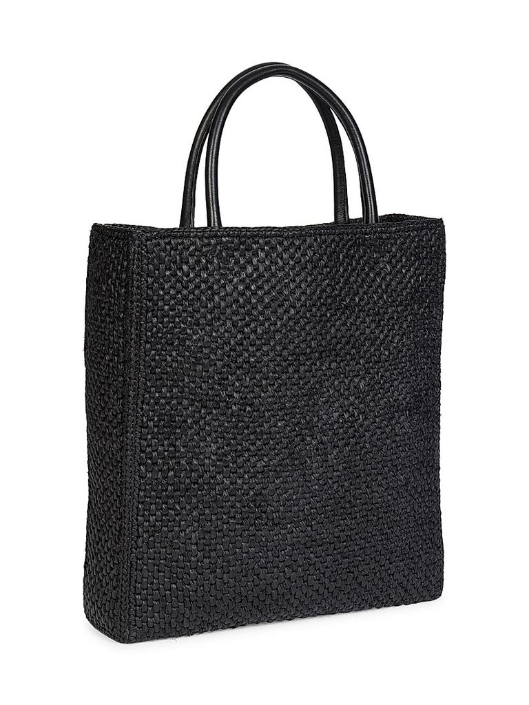 Loewe A4 Raffia & Leather Tote Bag - Crossbody Bags - Free
