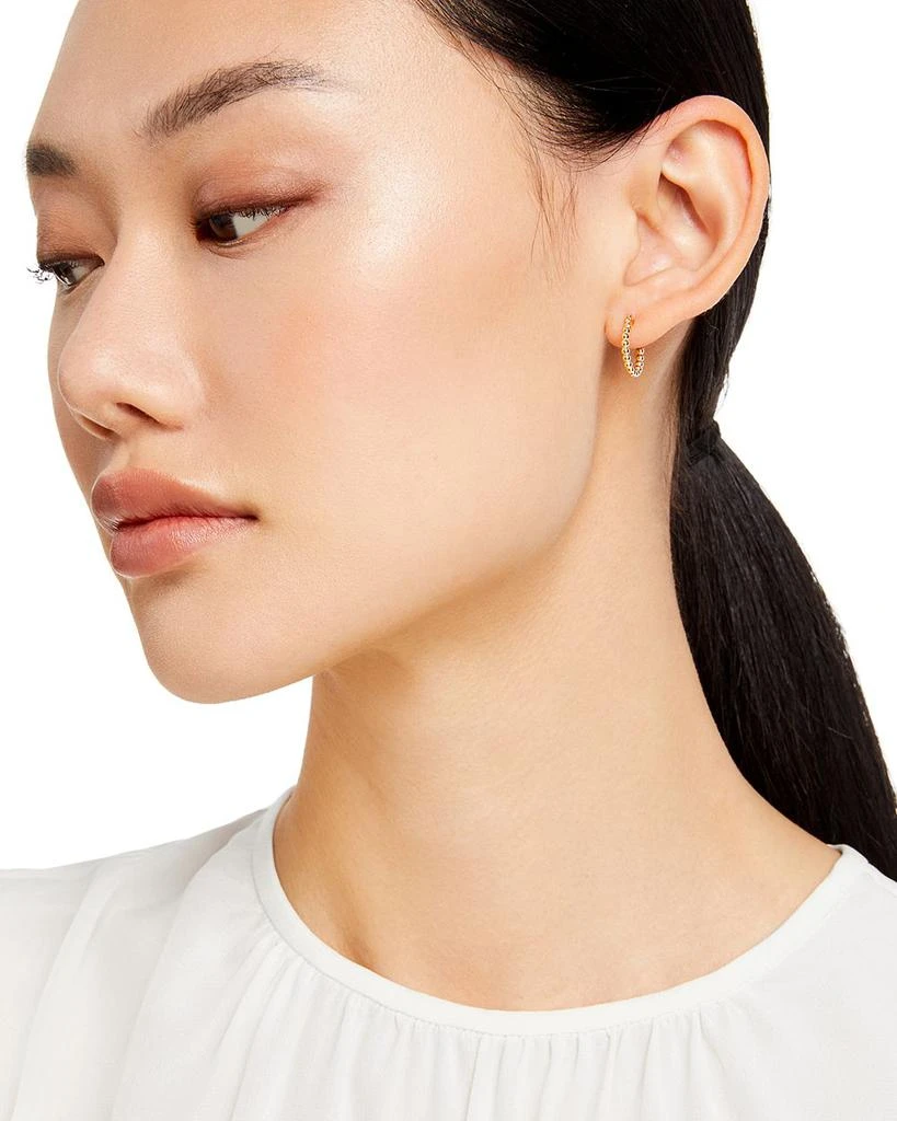 Moon 
Meadow Beaded Hoop Earrings in 14K Yellow Gold - Exclusive 2