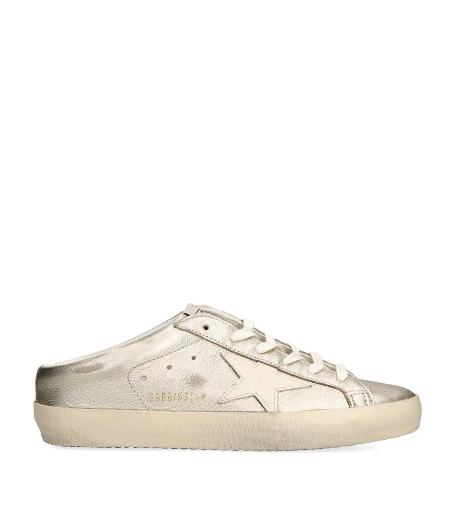 Golden Goose White Leather Ball Star Sneakers Harrods US