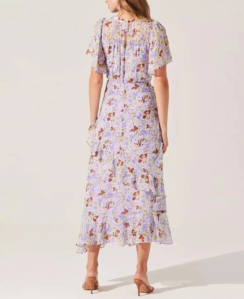 ASTR Women's Floramae Floral Ruffle-Trim Midi Dress 2