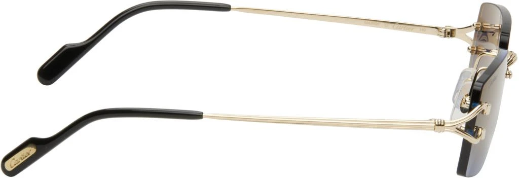 Cartier Gold 'Décor C Classique de Cartier' Sunglasses 2