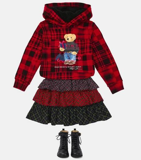Ralph Lauren Tartan tiered cotton poplin skirt 2