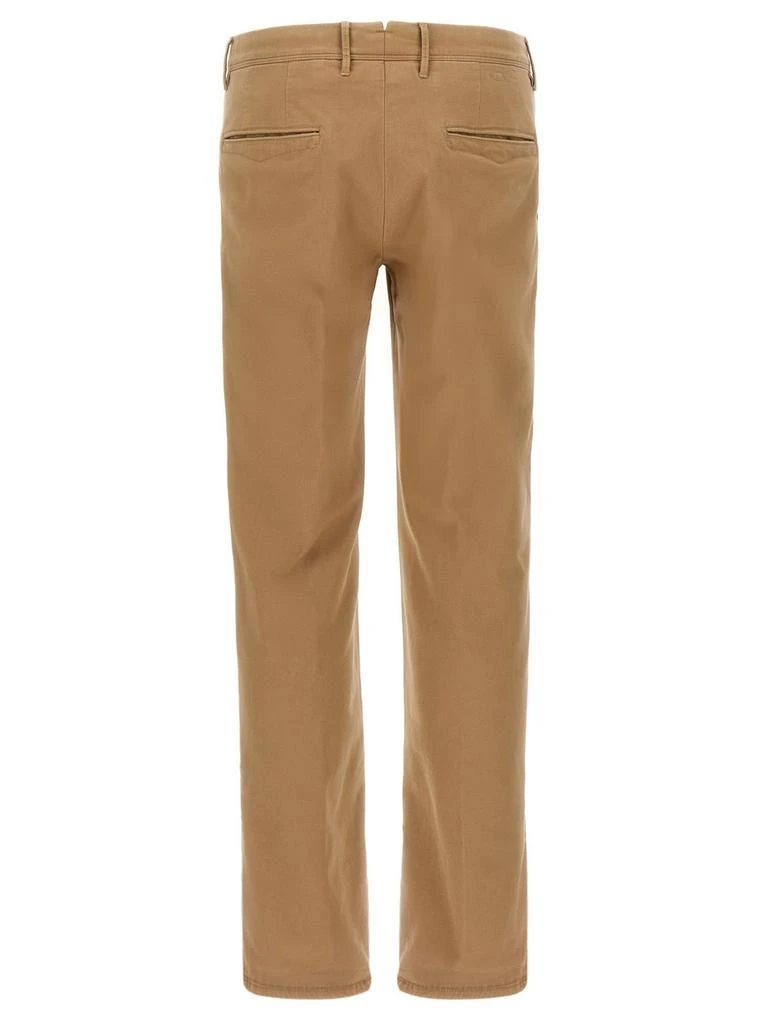 Incotex Ivory Incotex Low Rise Pants 2