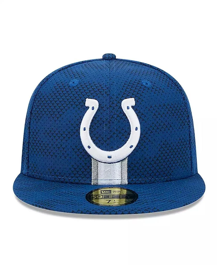 New Era Men's Royal Indianapolis Colts 2024 Sideline 59FIFTY Fitted Hat 3