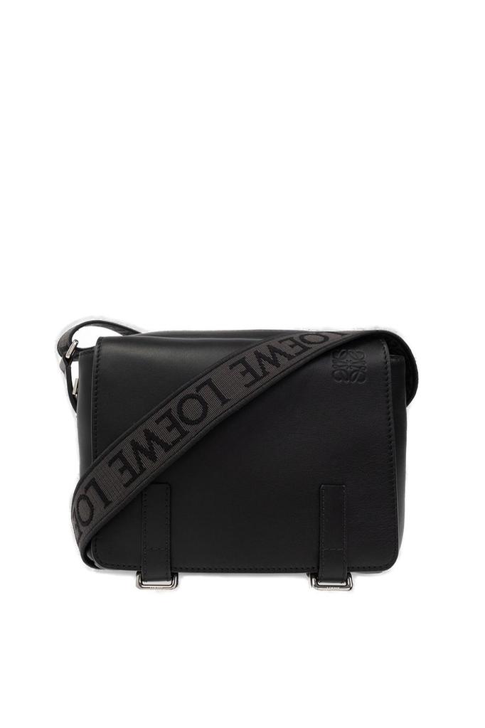【LOEWE】XS MILITARY MESSENGER BAG XS Military messenger bag in soft grained calfskin Black - LOEWE