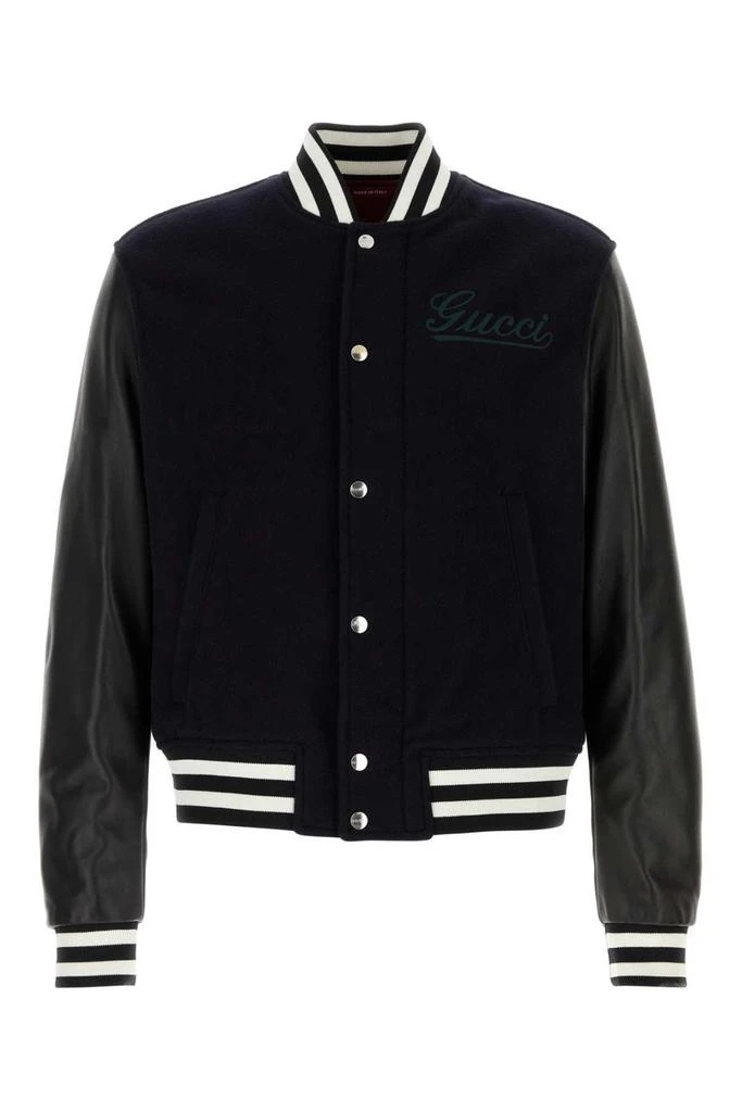 Gucci Gucci Leather Varsity Jacket 1