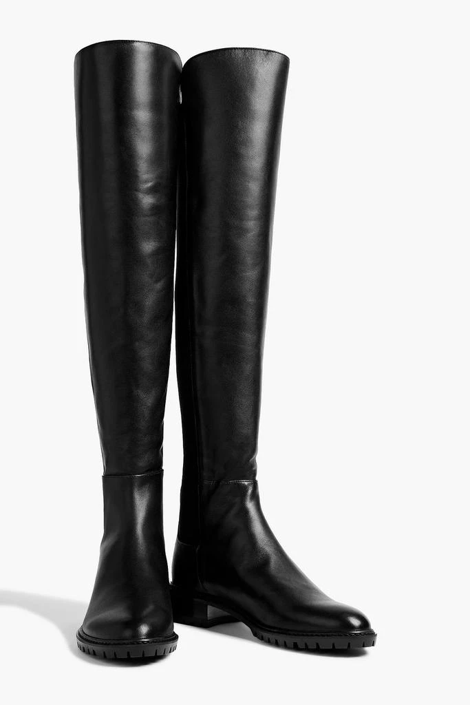 STUART WEITZMAN Keelan leather and neoprene over-the-knee boots 3