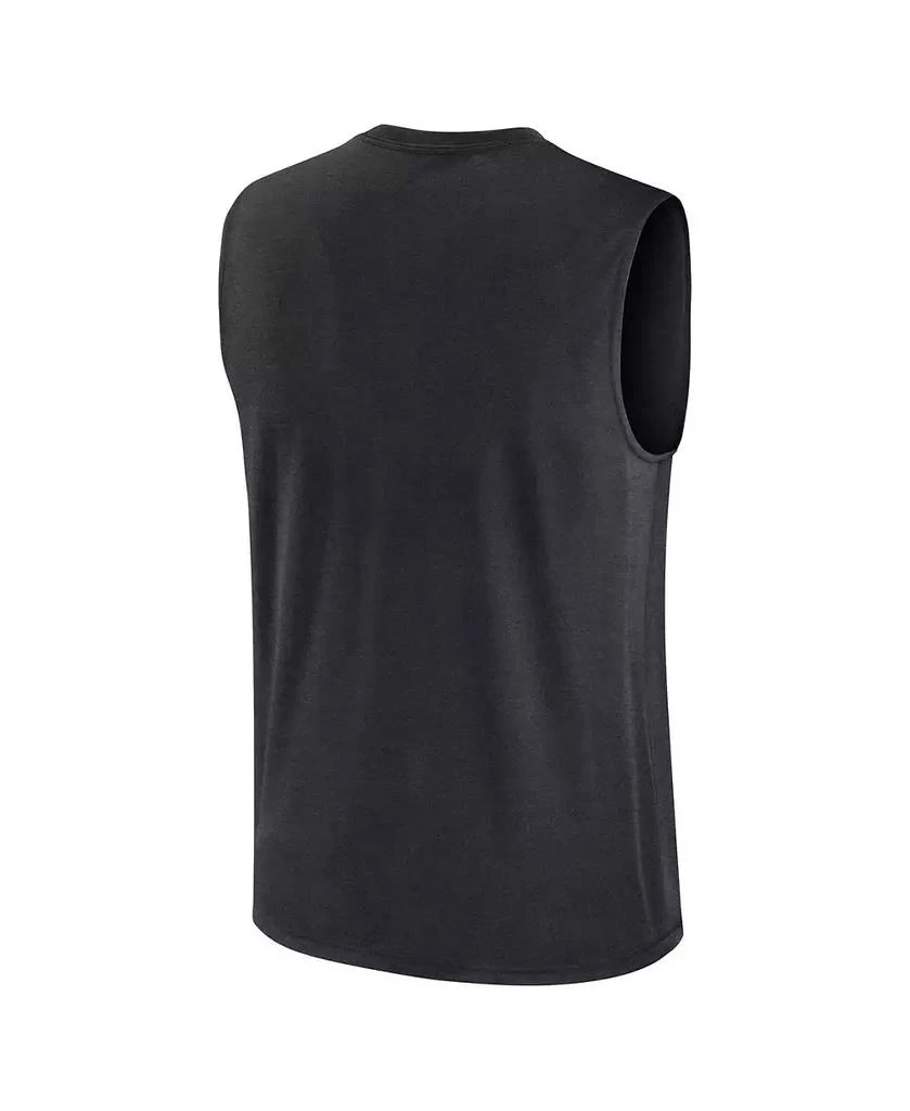 NIKE Men's Black Oregon Ducks On-Court Basketball Practice Legend Sleeveless T-Shirt 3