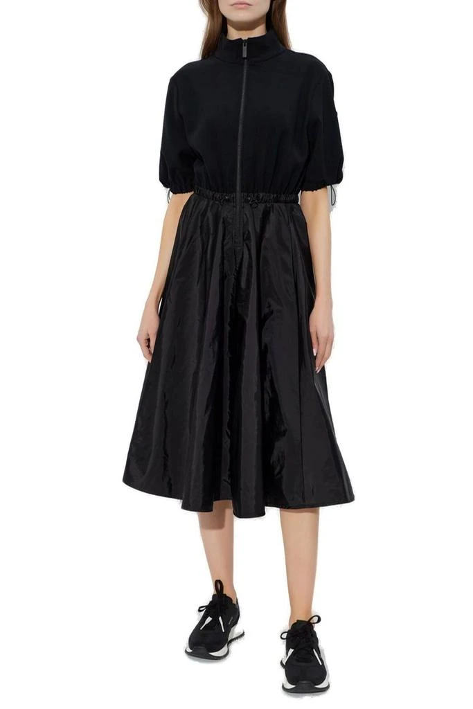 pink midi dress flowy Women's Pink Button Front Midi Dress With Side Slits – Purple Door Boutique