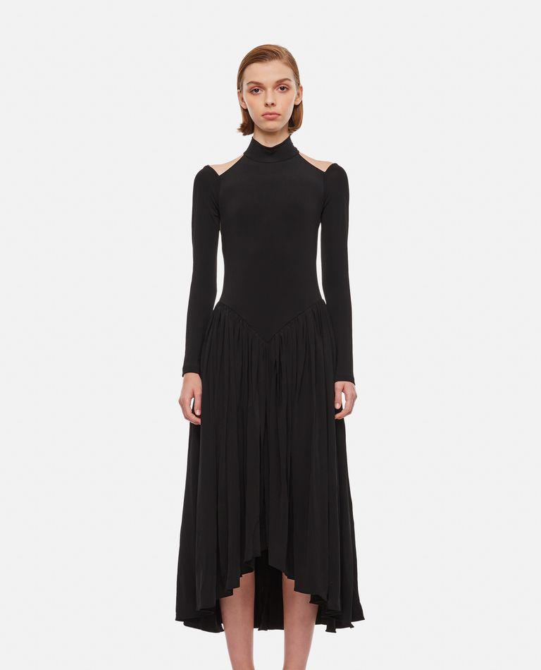【送料&関税込】Khaite The Trina Long-sleeved Open-back Midi KHAITE The Trina open-back dress - ShopStyle