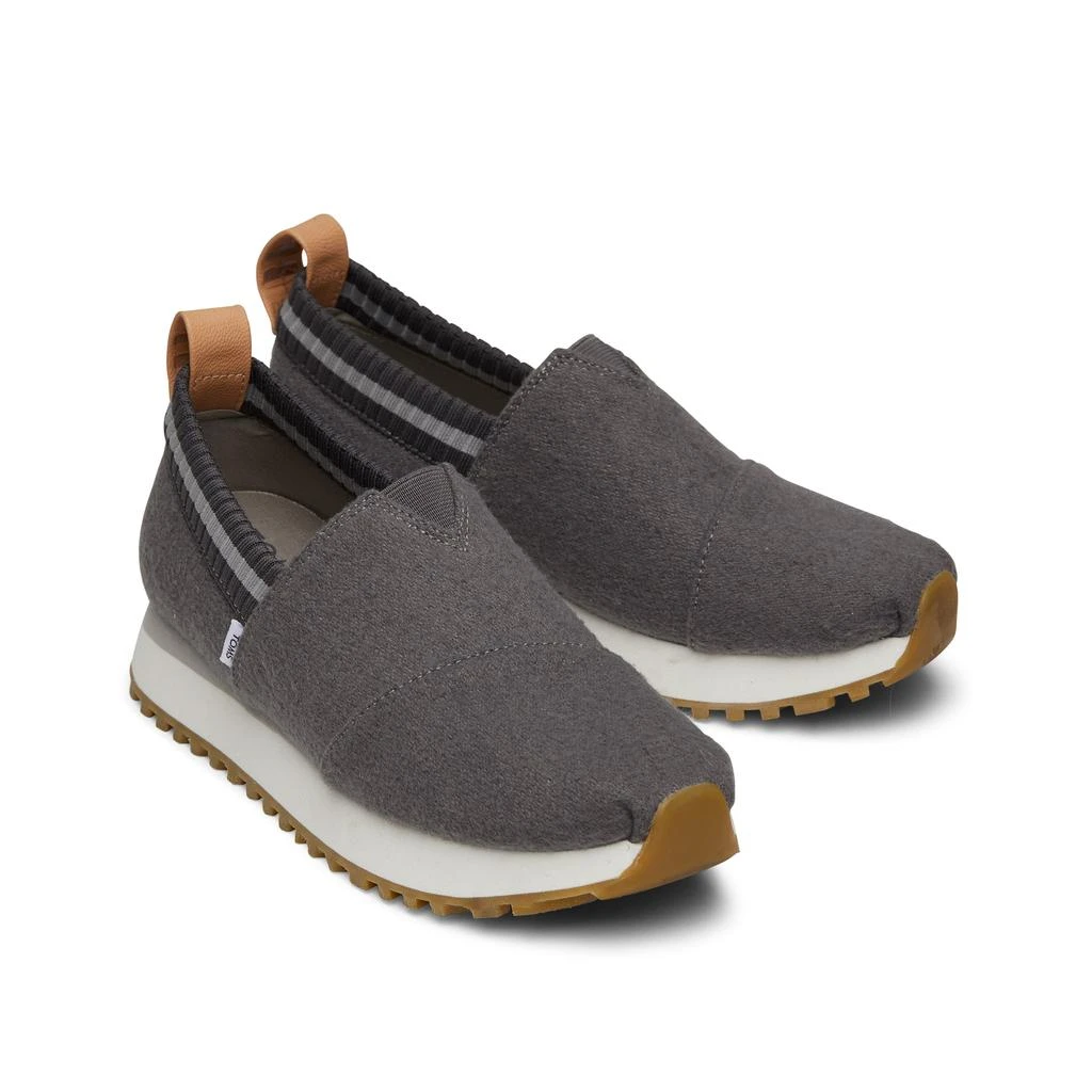 TOMS Shoes Resident 2.0 Grey Felt Sneaker 3