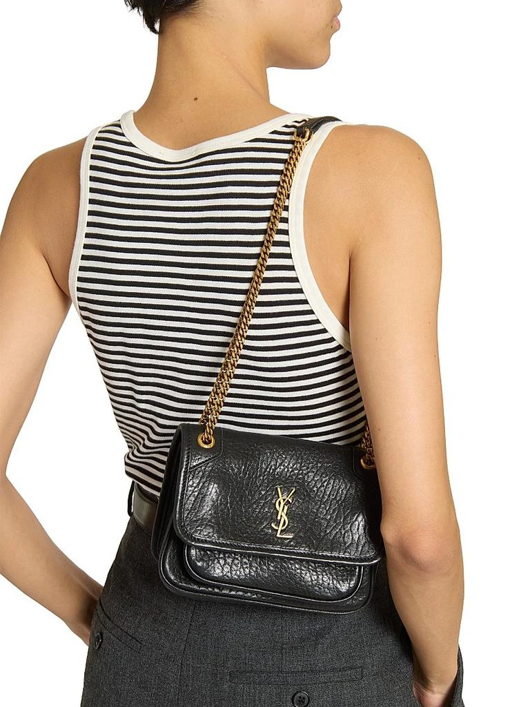 Yves Saint Laurent Niki Mini Bag in Grained Lambskin 3