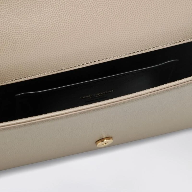 Yves Saint Laurent Kate clutch in beige grain de poudre leather 5