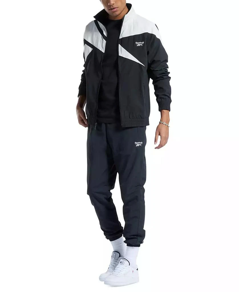 Reebok Men's Classics Vector Regular-Fit Logo Colorblocked Full-Zip Track Jacket 5
