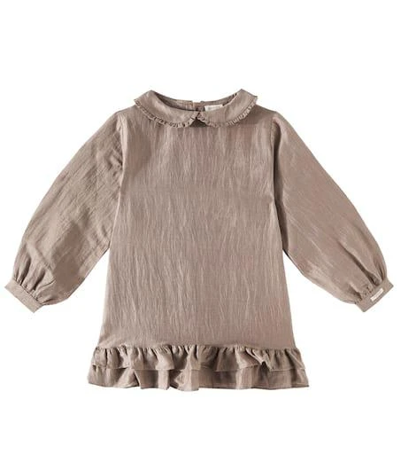 Donsje Luus ruffled hemp-blend dress 1