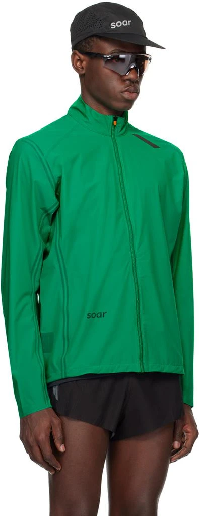 Soar Running Green Ultra Jacket 2