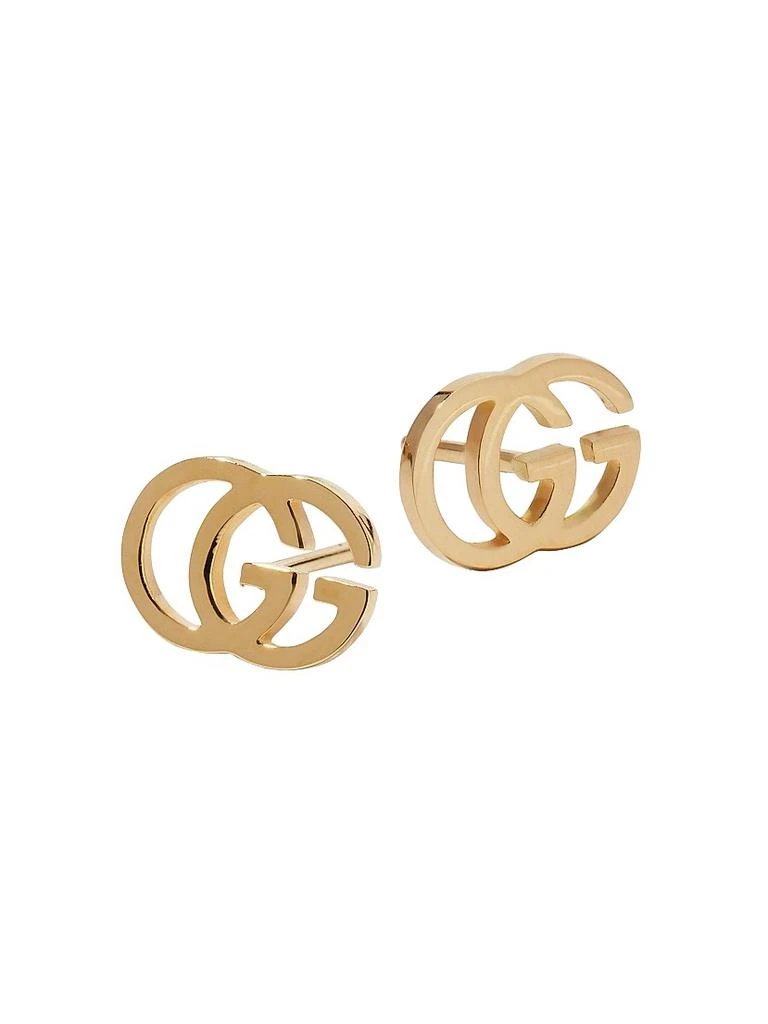 Gucci 18K Yellow Gold Double G Earrings 3
