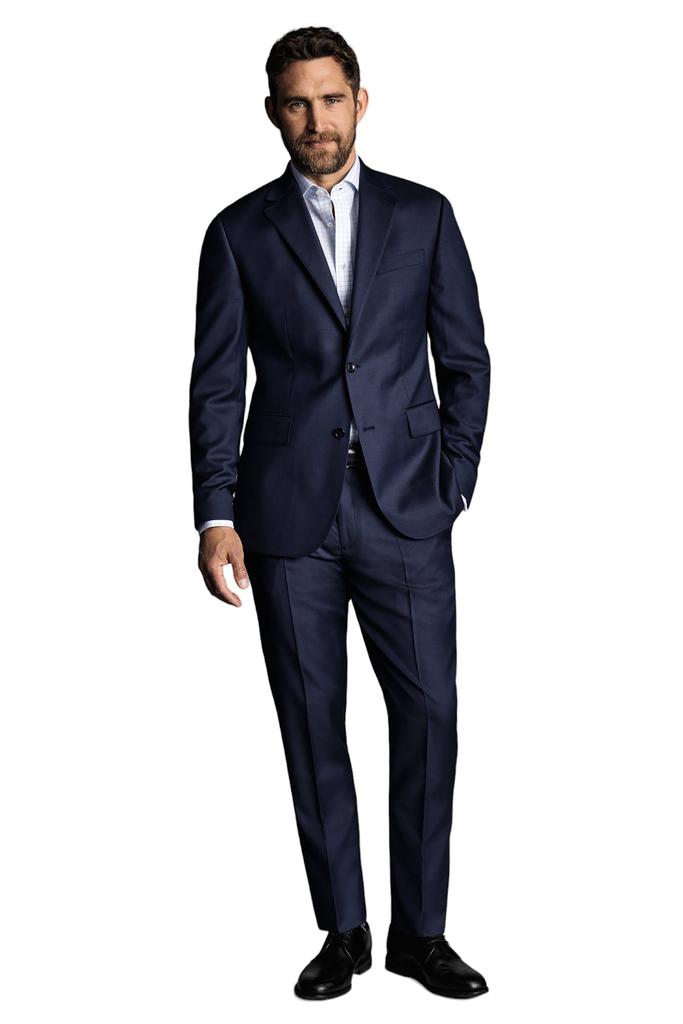 Charles Tyrwhitt Men's Slim Fit Natural Stretch Twill Suit Jacket